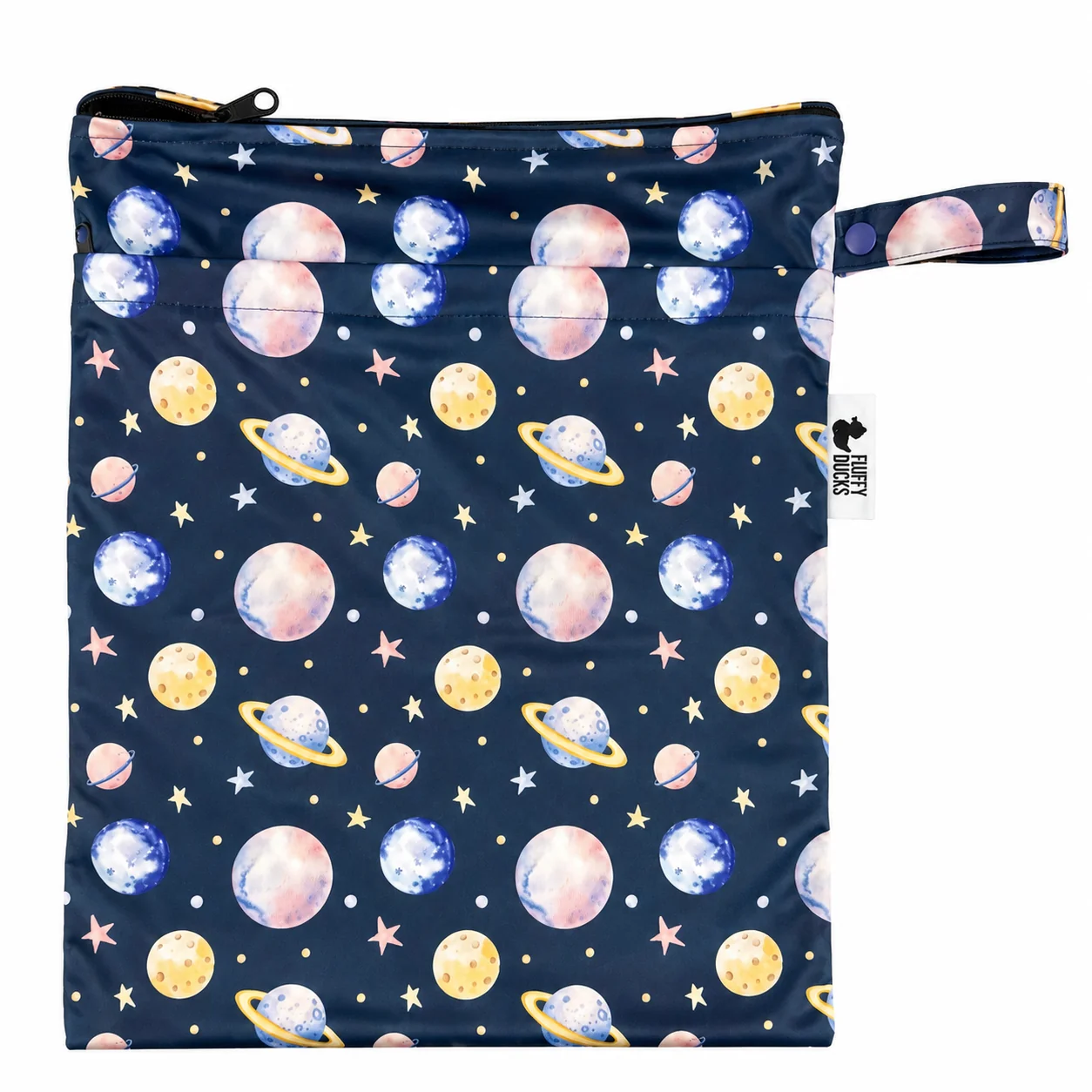 Planets Double Pocket Wet Bag