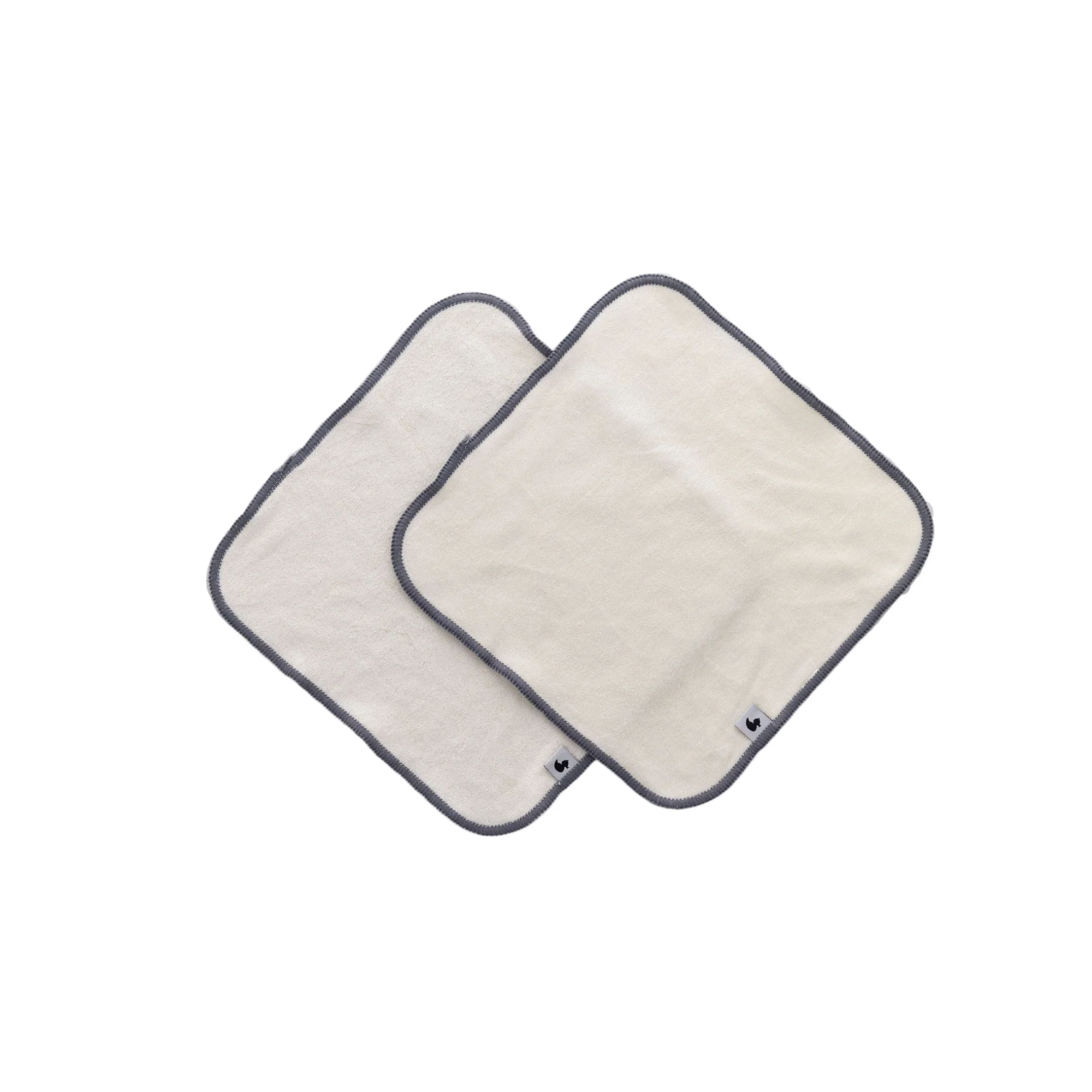 Close-up of soft bamboo terry fabric of the wipes