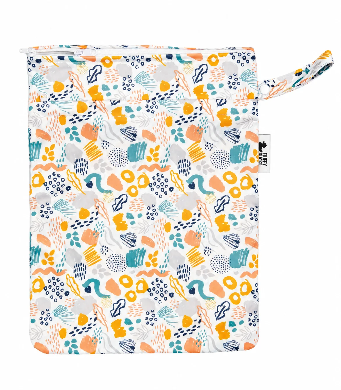 Toodle Doodle Double Pocket Wet Bag in vibrant print