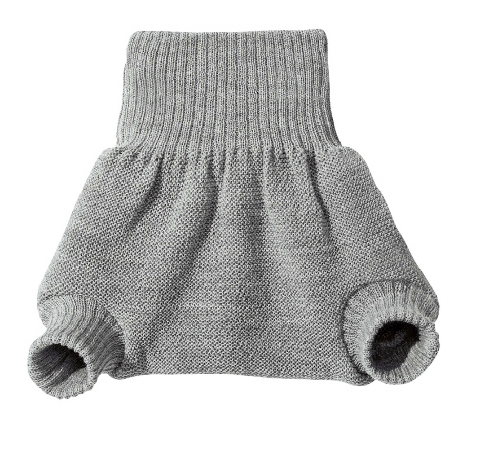 Disana Wool Covers in Grey made from 100% organic Merino wool