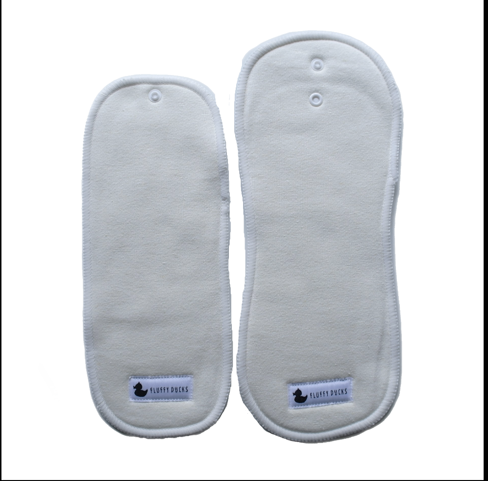 Hemp Insert Hourglass for cloth nappies, showcasing its hourglass shape