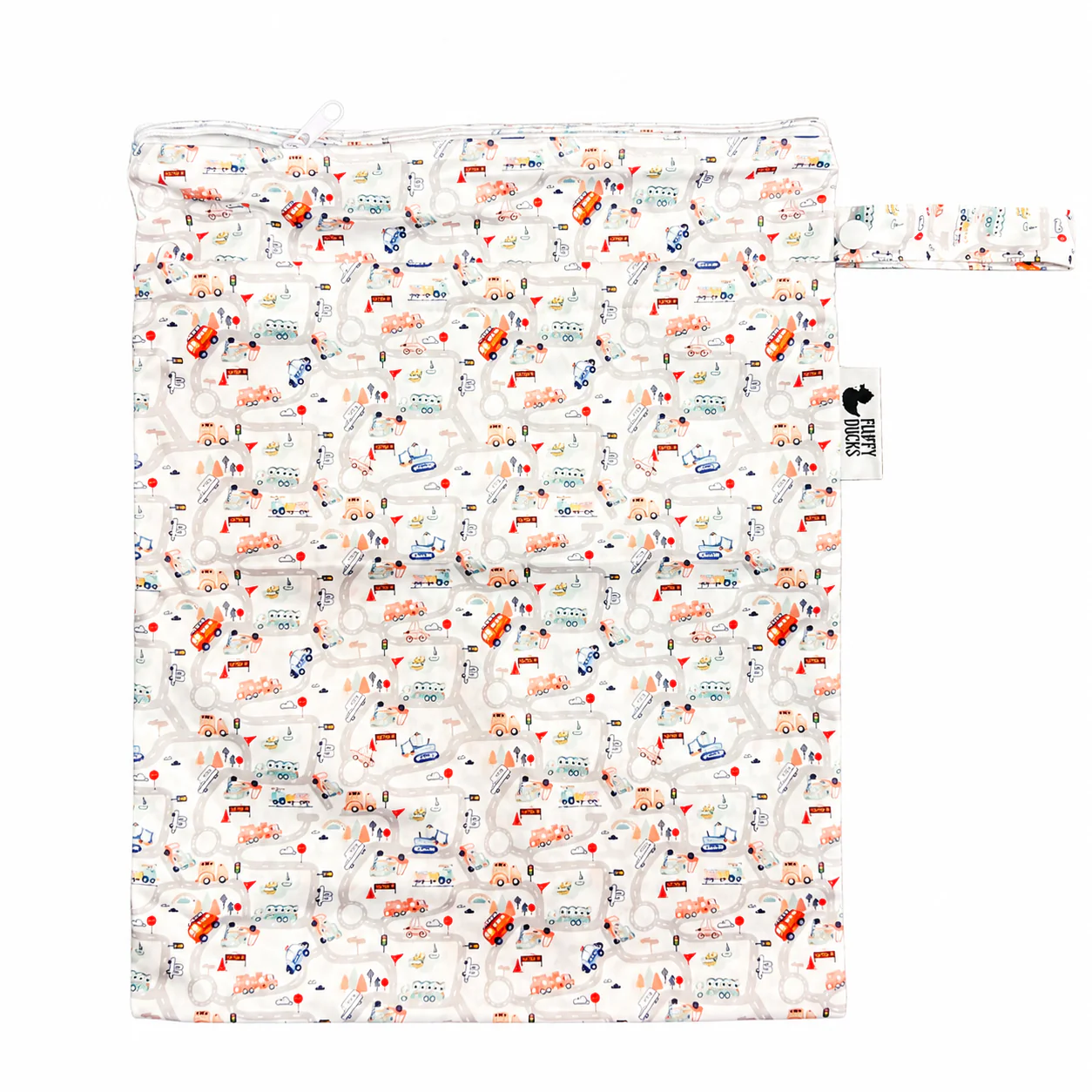Siren Squad Double Pocket Wet Bag in vibrant design