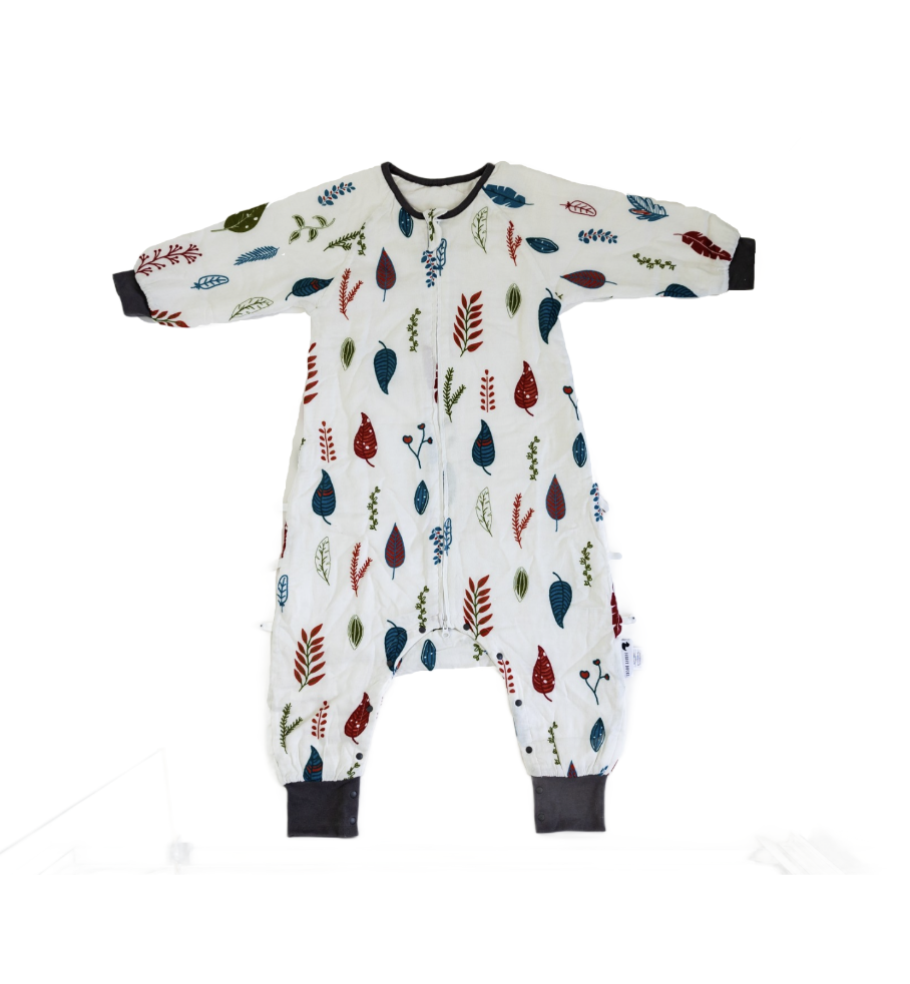Adjustable ankle cuffs of the Scandi Sleepsuit
