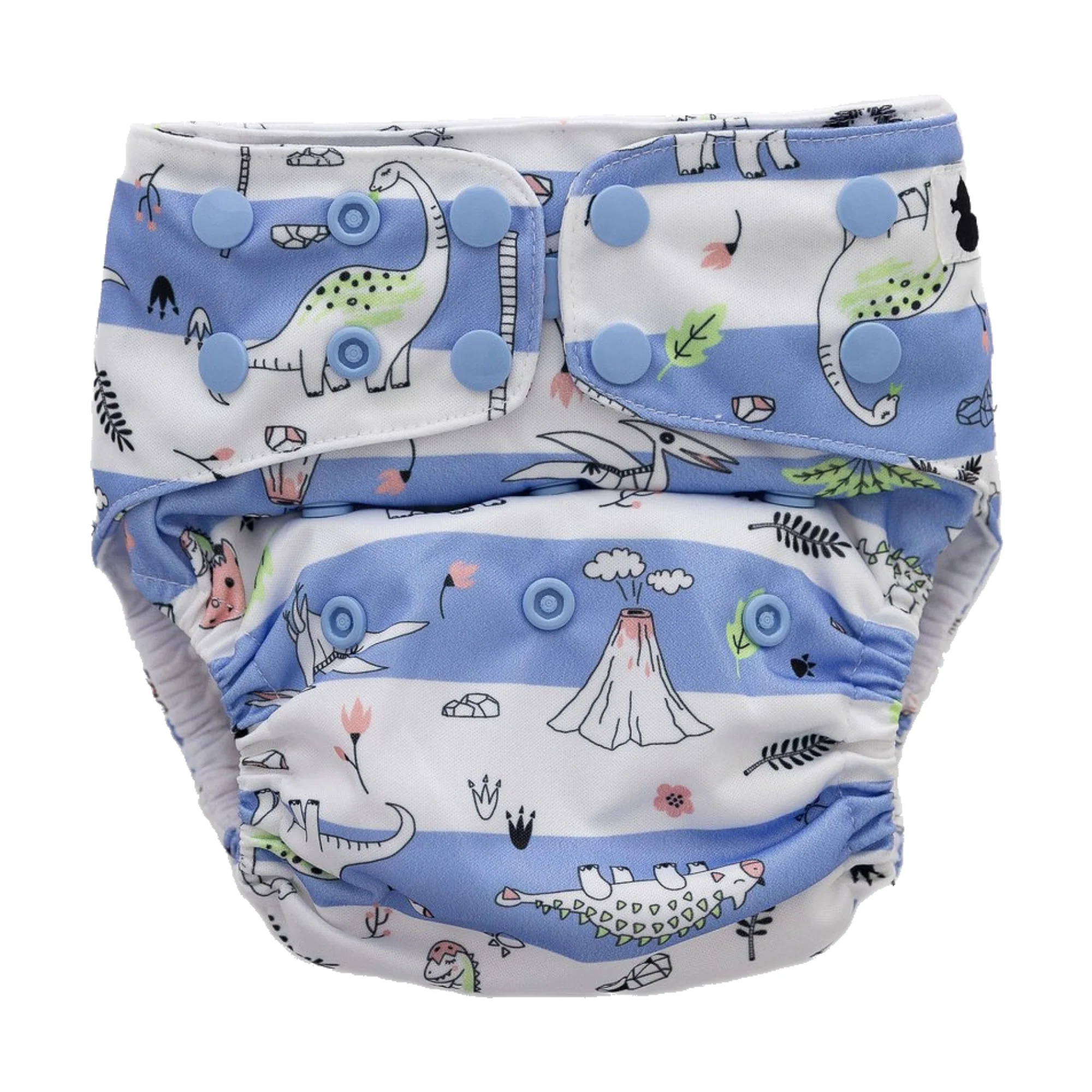 Dino Roar XL Toddler Nappy with colourful dinosaur print