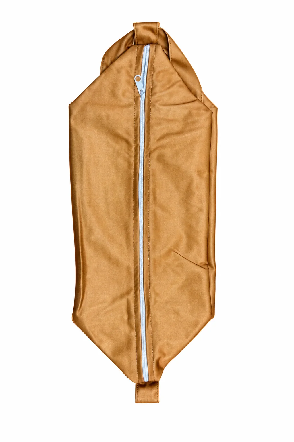 Mustard Nappy Pod from Fluffy Ducks, showcasing its vibrant print and zip closure